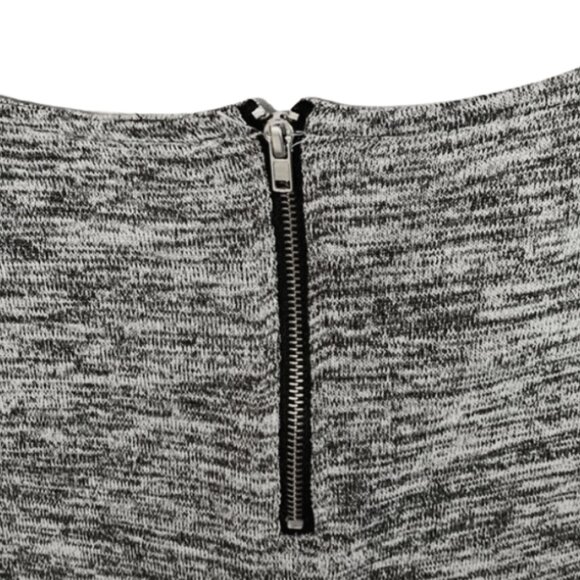 Bluenotes Women's Grey Mix Cozy Long Sleeve Casual Dress Size Large - Picture 4 of 7